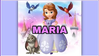 Canción feliz cumpleaños MARIA con la Princesa Sofía / diviértete cantando y bailando