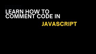 📌 HOW TO COMMENT CODE IN JAVASCRIPT - Quick Beginner's Guide!
