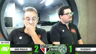 Narração Jovem Pan - São Paulo 3x2 Guarani - Futebol No Rádio - Paulistão 2021