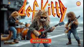 Def Kitty - Rocket Paws! 🐾🎸 Official Meowsic Video #catlovers #catloverscommunity