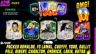 OMG! PACKED RONALDO, YAMAL, CRUYFF, HAZARD - OPENING 150x MIXED ICON \u0026 HERO PICKS | FC25 #29 🔥