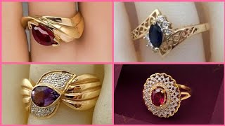 New stylish gold ring designs/adorable gold fancy jewellery