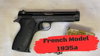 French Pistol Model of 1935a