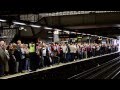 West Ham United fans at Liverpool Street station