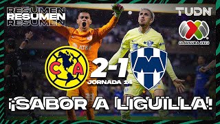 Resumen y goles | América 2-1 Rayados | CL2023 Liga Mx - J14 | TUDN