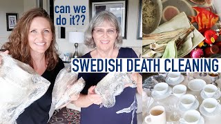"Swedish Death Cleaning" (it really works... BUT CAN WE DO IT?)
