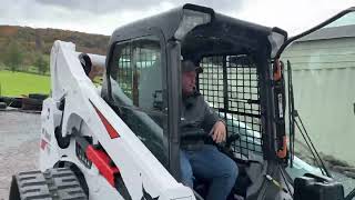 2019 Bobcat T770 M Series Rubber Track Skid Steer Loader. High Flow Machine.