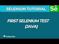 Selenium WebDriver Tutorial: Create Your First Basic Test (Step-by-Step)