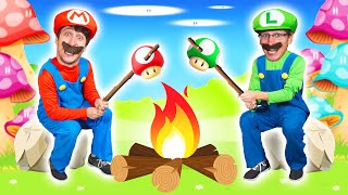 Super Mario Camping In Real Life