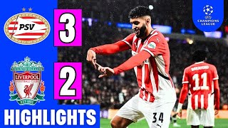 PSV Vs. Liverpool 3-2 | EXTENDED HIGHLIGHTS | UEFA Champions League 2024-25 | Pepi Goal