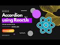 How to create Accordion from scratch using react js. #reactjs #programming