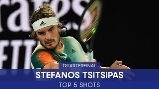 Stefanos Tsitsipas | Top 5 Shots (QF) | Australian Open 2022