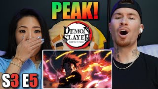HOLY SH**!! BEST EPISODE YET! | Demon Slayer Reaction S3 Ep 5