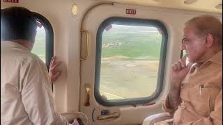 Punjab Governor  is with PM Shahbaz Sharif in his visit to the flood affected areas of South Punjab