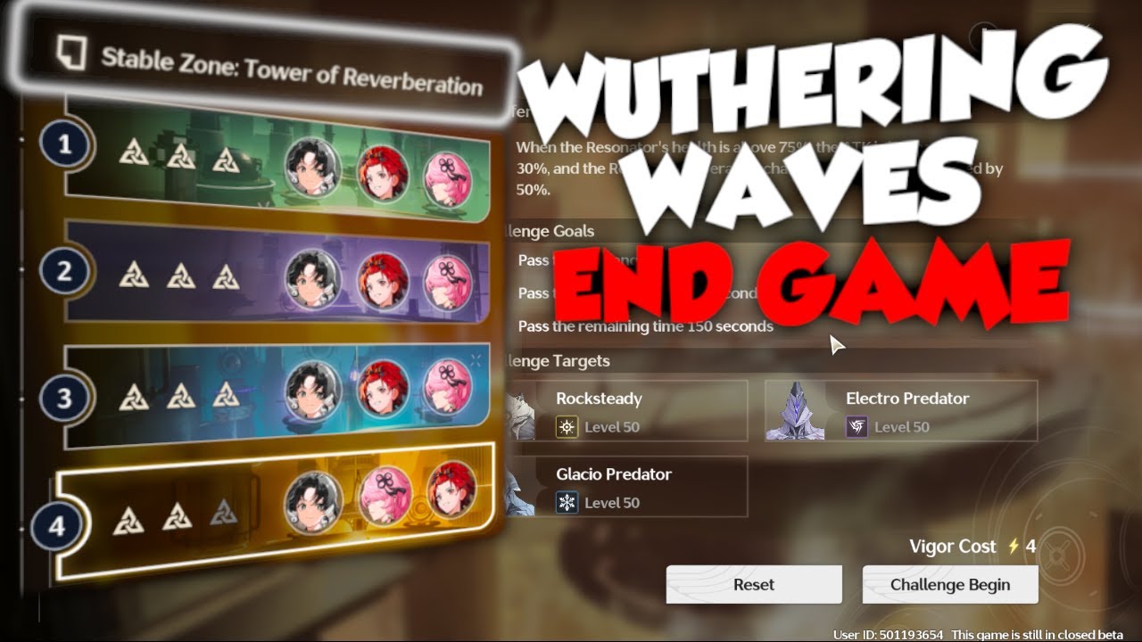 This Is Wuthering Waves Endgame Wuthering Waves Cbt2 Abyss Youtube