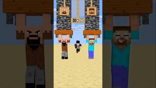 HELP Herobrine To Carry Bedrock And Become The Strongest Person #friendship #shorts #trending #anime