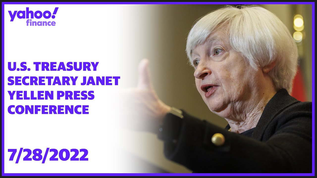 U.S. Treasury Secretary Janet Yellen Holds Press Conference - YouTube