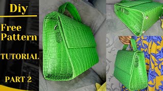 🌈FASHION LEATHER HANDBAG DIY PROJECT Part 2 | MOST REQUESTED BAG DESIGN 🔥| KhemBuzz