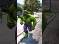 GTA V - HULK SAVING HIS BABY 😰😰 #shorts