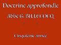 19H15 - Doctrine approfondie - cours 1:  - abbé G. Billecocq