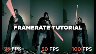 The RIGHT FRAME RATE for videos - when should I film at 24, 25, 30, 60 or more fps?