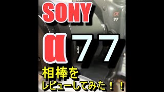 SONY α77デジタル一眼レフカメラをレビューしてみた！！