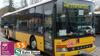 SEV | S5 der S-Bahn Berlin: Strausberg - Strausberg Nord | Setra S 319 NF (Der Tempelhofer)