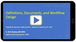 Definitions, Templates, Documents, and Workflow Design Video