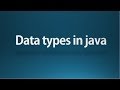 java tutorial for beginners - 12 -  Variables and Data types