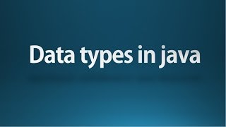 java tutorial for beginners - 12 - Variables and Data types