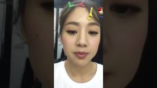 170705 鬼鬼吴映洁GuiGui Wu Ying Jie live on instagram