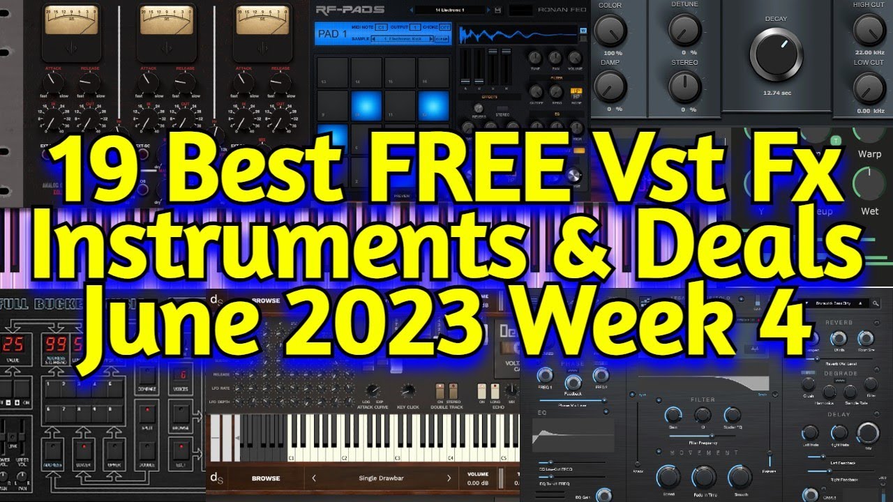 19 Best New Free Vst Plugins Vst Instruments Sample Packs Best