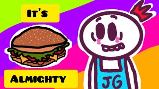 Making a burger                         #animated #krazy #kfc