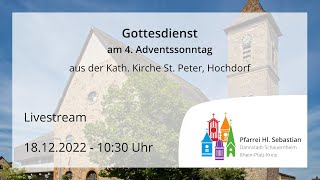 Gottesdienst am 4. Adventssonntag, den 18.12.2022