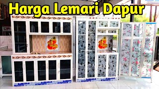 LEMARI DAPUR TERBARU || HARGA LEMARI DAPUR || LEMARI DAPUR ALUMINIUM || RIAN MEBEL