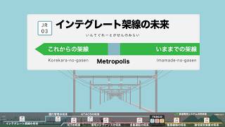 【JR東日本】インテグレート架線の将来（電気の取組み4／9）