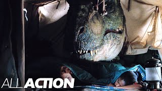 T-Rex Breaks into Camp | The Lost World: Jurassic Park | All Action