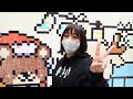 production scene of big analog pixel art【design festa 56 in tokyo】