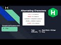 Alternating Characters | HackerRank | Strings | Interview