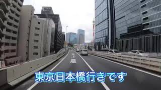 [東京の道]トラック運転手‼︎東京の道ど真ん中　こんな場所で待機‼︎ 日本橋‼︎