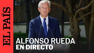 DIRECTO | Alfonso Rueda interviene ante los medios de comunicación desde La Moncloa | EL PAÍS