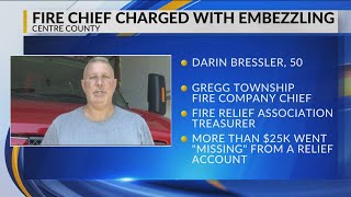Fire Chief Charged with Embezzling