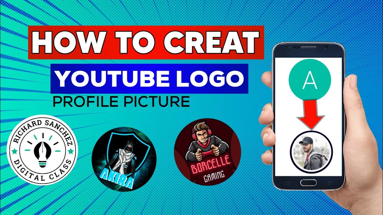 How To Create A Youtube Channel Logoрџ Youtube Profile Picture Logo