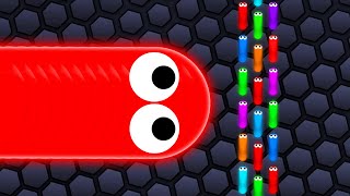 200IQ Play AGAINST BIGGEST Snake In SLITHER.IO!