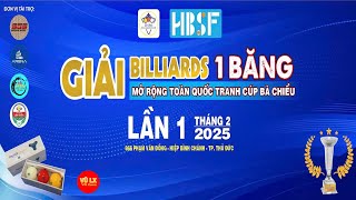 HOÀNG HÙNG VS NGỌC MINH -  GIẢI CAROM 1C TRANH CUP BÀ CHIỂU