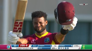 Shai Hope 128 runs vs South Africa| 2nd ODI - South Africa vs West Indies