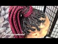 360. painless box braids ponytail same day with no headache