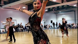 Tane David \u0026 Craciunescu Isabella (ROU) International Open Latin Junior 2 [Final Rumba] Bremen 2024