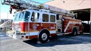 1999 E-ONE FIRE TRUCK LADDER 3044 - START UP