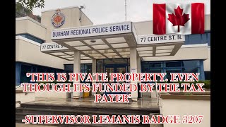 Oshawa Police Thinks The Police Station is Their Own Private Clubhouse